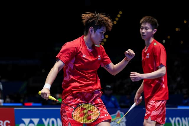 Huang and Jiang are on of six Chinese pairings or players facing off on Saturday