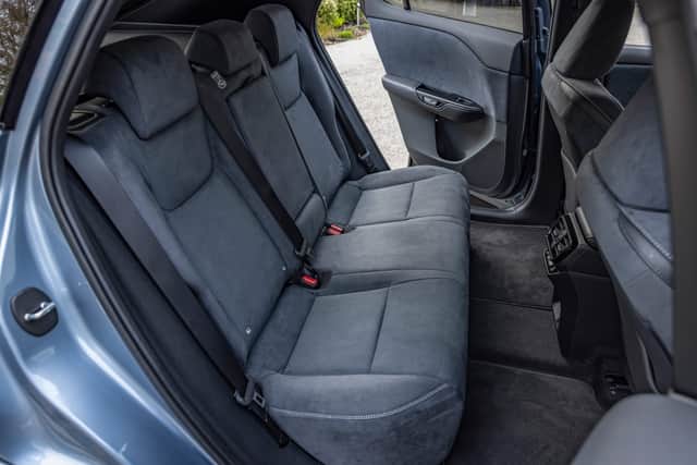 There's plenty of space in the rear seats