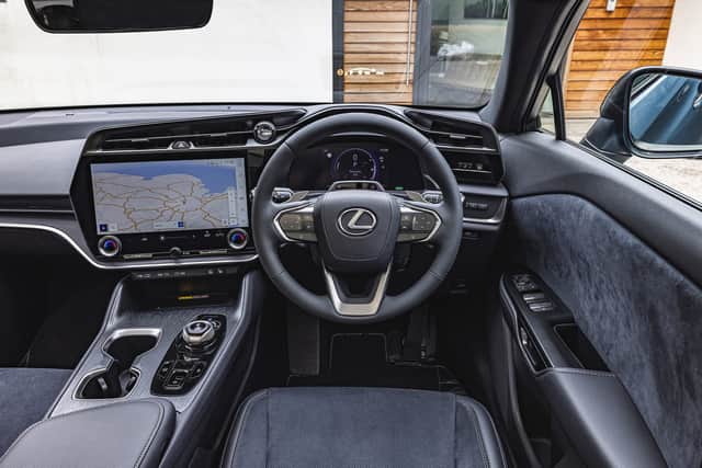 Interior refinement is every bit as good as you'd expect from a Lexus - if not better