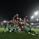 A footballer from Glentoran FC is being investigated after being allegedly seen at a New IRA march.