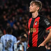 Bournemouth defender Dean Huijsen has completed a £50m transfer to Real Madrid. (Photo: AFP via Getty Images)