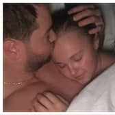 Celebrity Big Brother co-stars Chris Hughes and JoJo Siwa have caused a stir with their latest Snapchat selfie. (Photo: Snapchat/Chris Hughes)