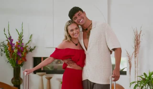 Sneaky Links star Kelsey has said an important and dramatic exchange between herself and Colt was cut from the final edit of the Netflix dating show. Photo by Netflix.
