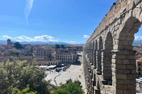 The aqueduct at Segovia