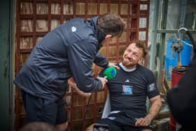 Sam Thompson has raised more than £1,000,000 for UNICEF as part of his 260-mile Soccer Aid Match Ball Mission. 