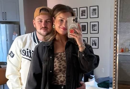 Love is Blind season 8 couple Daniel and Taylor Hastings. Photo by Instagram/@t.haags.