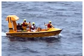Authorities have revealed how a five-year-old girl fell overboard from a Disney Dream cruise - before her dad jumped in to save her. (Photo: @lifeofchandler/TikTok)