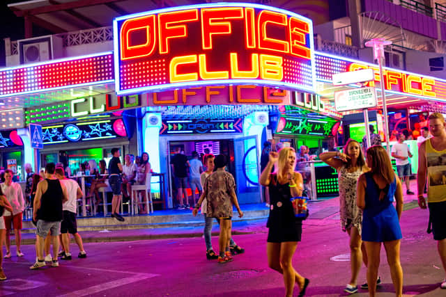 Two clubs in the notorious nightlife strip Veronicas in Tenerife have close down after serious breaches. (Photo: Getty Images)