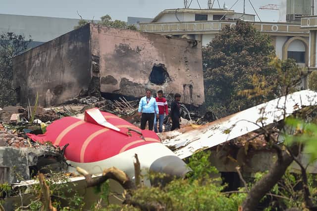 An initial analysis of the cockpit voice recorder recovered from the Air India flight that crashed last month has been revealed. (Photo: Getty Images)