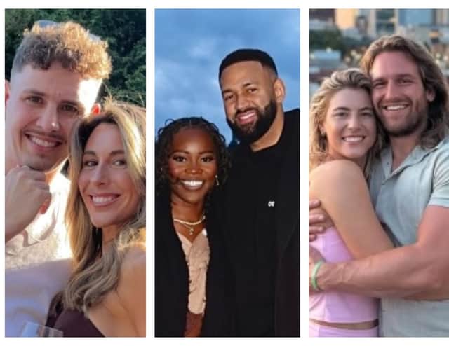 All the Love Is Blind cast members who dated a co-star after their show engagement failed. Photos by Instagram.