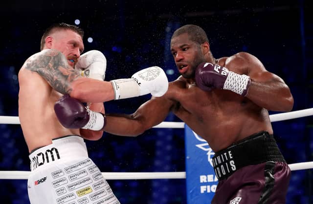 Oleksandr Usyk and Daniel Dubois will face of again in a huge boxing event at Wembley Stadium this weekend.
