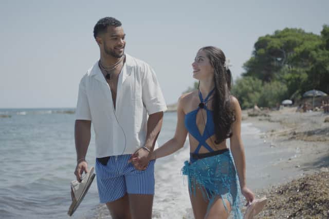 Love Island contestant Jamie Rhodes was rushed to hospital after being assessed by the medical team on the ITV reality show.
