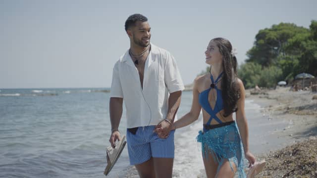 Love Island contestant Jamie Rhodes was rushed to hospital after being assessed by the medical team on the ITV reality show.