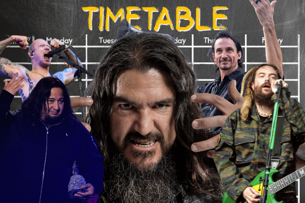 What time are the likes of Fear Factory, Trivium, Machine Head, Gojira, Nailbomb and many more performing at Bloodstock 2025 - and are there any huge set clashes?