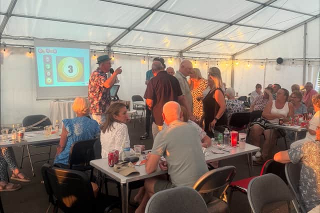 The bingo night that was hosted during the five-day festival