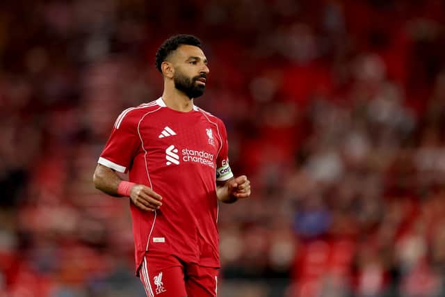 Liverpool forward Mo Salah has criticised UEFA for not revealing how a footballer known as "Palestinian Pele" died. (Photo: Getty Images)