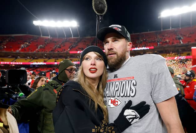 Taylor Swift will reveal more details about her 12th studio album The Life Of A Showgirl during an appearance on boyfriend Travis Kelce's podcast New Heights, which he hosts with brother Jason Kelce.