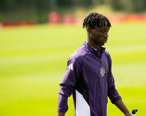 Sekou Kone was taken to hospital after an incident while playing for Man United’s under-21s.