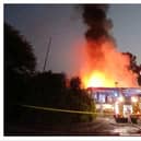 A major emergency response is under way as a hotel in the UK is on fire. (Photo: Facebook)