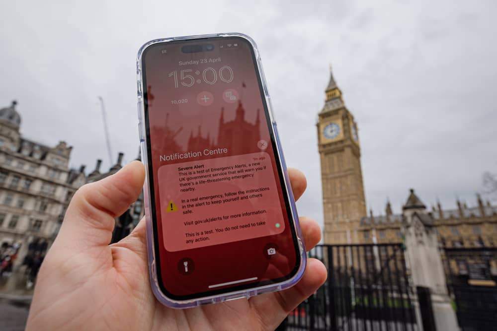 The next emergency alert system test is due to take place in the UK in September 2025. 