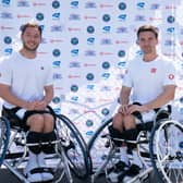 Oreilly has cited Gordon Reid, right, as his idol. Reid is with doubles partner Alfie Hewett at Play Your Way to Wimbledon.