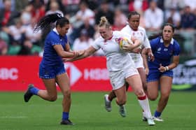 England clinched a record World Cup points total, as they beat Samoa 92-3 at Franklin’s Gardens