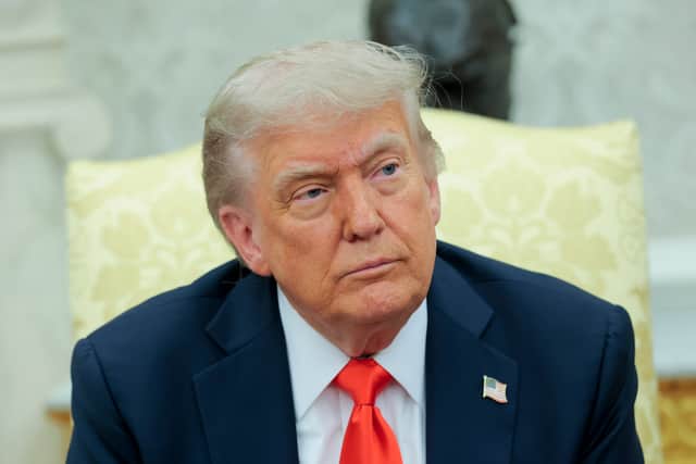 People are “fearing the worst” for US President Donald Trump as his wife Melania has reportedly been spotted at Walter Reed Hospital. (Photo: Getty Images)