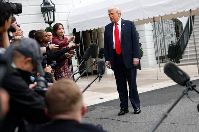 US secretary of state Marco Rubio has arrived on the Windsor estate by car ready for President Donald Trump’s arrival. (Photo: Getty Images)