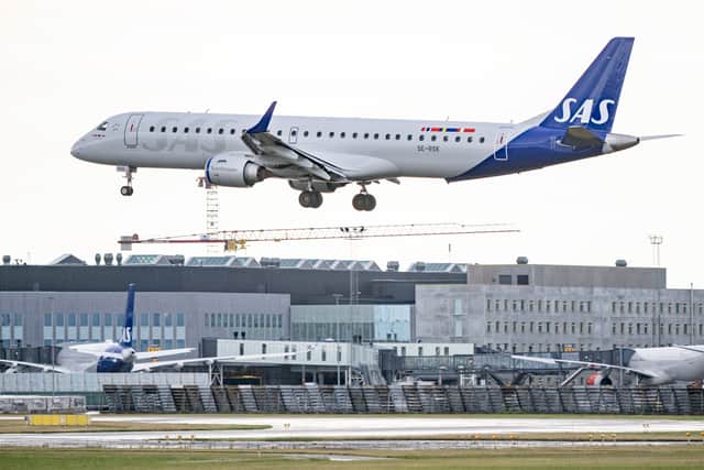 Dozens of departure flights are cancelled from Copenhagen Airport this morning. (Photo: TT News Agency/AFP via Getty Images)