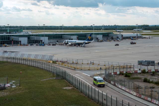 Flight departures have been suspended at Stansted Airport after a small fire broke out in a lounge early on Wednesday morning. (Photo: Getty Images)