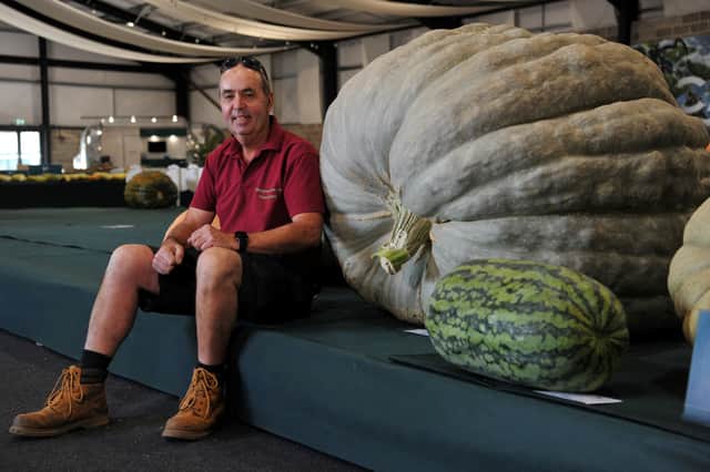 Giant veg is a major attraction at Malvern Autumn Show