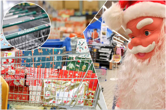 Morrisons has opened its Christmas delivery slots earlier than last year to help shoppers plan ahead (Photos: Getty Images)