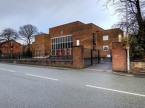 Heaton Park Hebrew Congregation Synagogue in Crumpsall, Greater Manchester