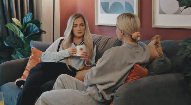 Married at First Sight UK is on at a different time tonight (Wednesday October 8). Pictured are series 10 couple Leah and Leigh. Photo by Channel 4.