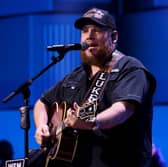 Luke Combs performs during Grand Ole Opry: Live in London, at the Royal Albert Hall