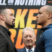 Joseph Parker, left, and Fabio Wardley