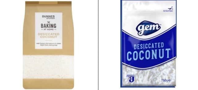 Dunnes Stores has recalled its desiccated coconut products over a safety risk