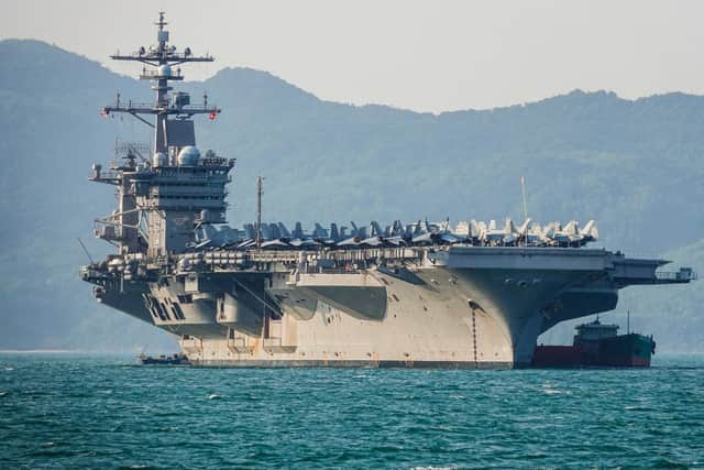 A US fighter jet and a helicopter crashed into the South China Sea within 30 minutes of each other on Sunday. (Photo: Getty Images)