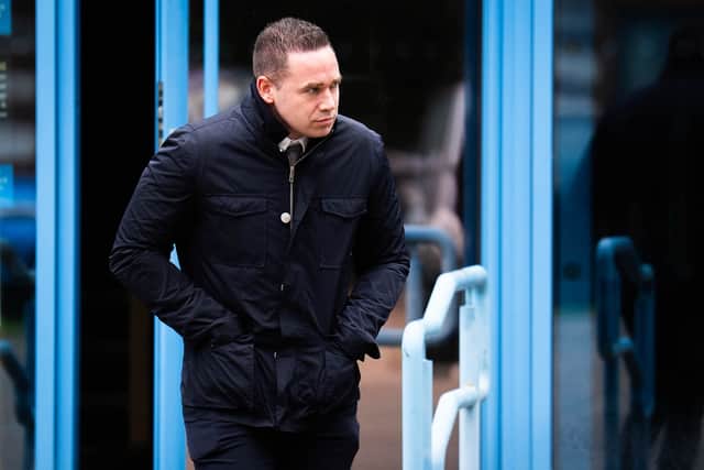 Kieran Hayler leaving Crawley Magistrates' Court, in West Sussex