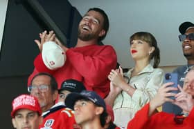 When is Thanksgiving 2025: Is it always on a Thursday, will Taylor Swift attend Travis Kelce’s away match? ravis Kelce, left, and Taylor Swift react as the Edmonton Oilers and the Florida Panthers play during the first period in Game Four of the 2025 Stanley Cup Final at Amerant Bank Arena on June 12, 2025 in Sunrise, Florida. (Photo by Bruce Bennett/Getty Images)