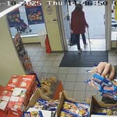Aaron Kelly is spotted stealing Haribo from a shop in Nottingham
