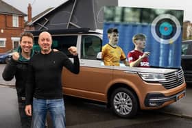 Ian Mullin has always wanted a camper van - and now he has one of the best models on the market thanks to hitting the right note in a spot the ball game