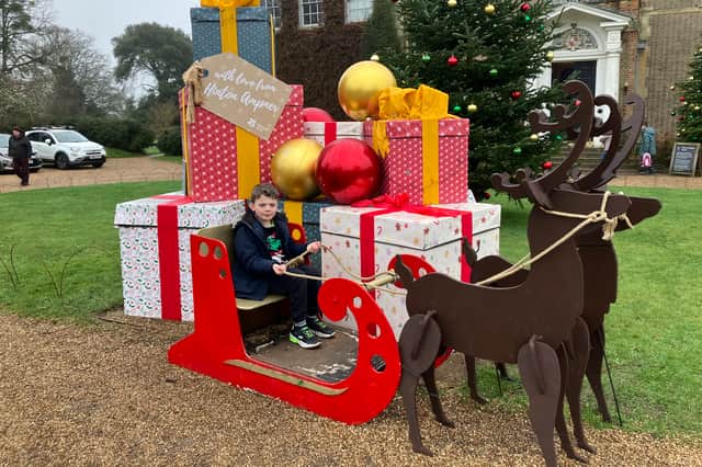 Eddie Morton at Hinton Ampner in Hampshire on Christmas Eve 2024