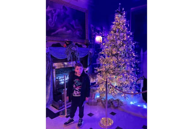 Eddie Morton at Hinton Ampner in Hampshire on Christmas Eve 2024