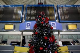 Christmas travel chaos is looming as strike disruption is set to hit the UK and Europe. (Photo: AFP via Getty Images)