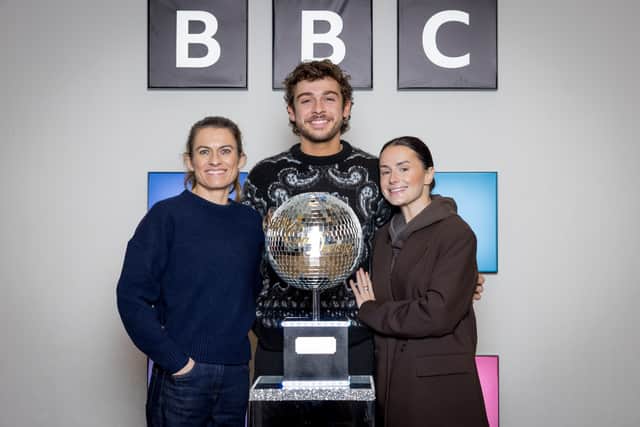 Karen Carney, George Clarke, and Amber Davies will compete for the Glitterball trophy in the Strictly Come Dancing final.