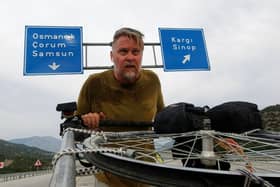 Karl Bushby on his walk - Turkey, 2025