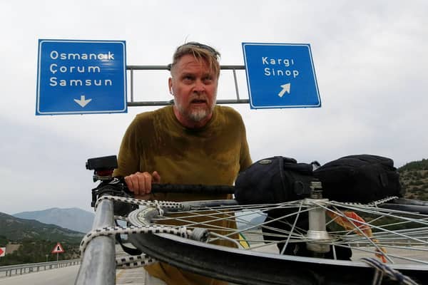 Karl Bushby on his walk - Turkey, 2025