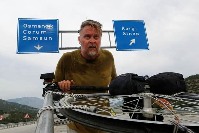 Karl Bushby on his walk - Turkey, 2025