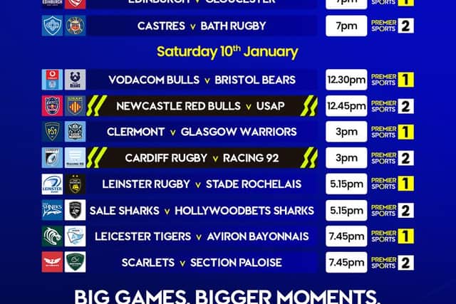 Premier Sports Rugby Packed rugby weekend on Premier Sports as Investec Champions Cup drama ...